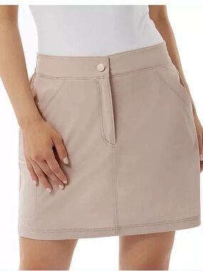 Bundle Everyday Stretch Cotton-Blend Skort in Blush